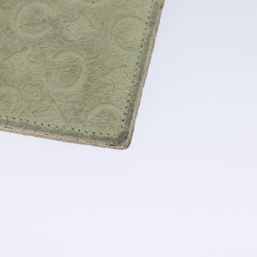 CELINE C Macadam Canvas Shoulder Wallet Suede White Auth 112493 - Picture 8 of 16